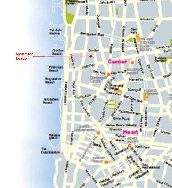 Appartement de vacances �/en/au Tel Aviv (Tel Aviv)ou appartement ou maison de vacances