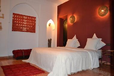 Chambre avec petit d�jeuner �/en/au Marrakech (Marrakech)ou appartement ou maison de vacances