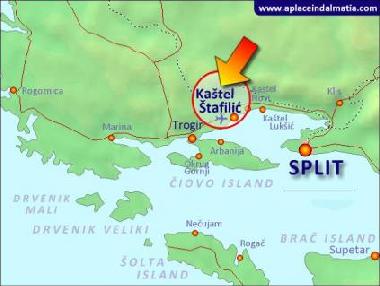 Appartement de vacances �/en/au Kastela (Splitsko-Dalmatinska)ou appartement ou maison de vacances