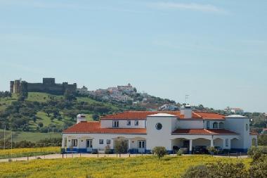 Vue Panoramique sur le Chteau et le Village de Terena
