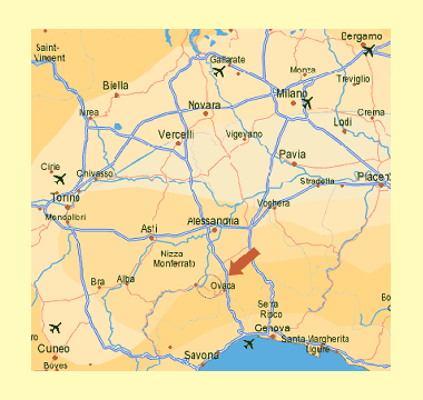 Maison de vacances �/en/au Trisobbio (Alessandria)ou appartement ou maison de vacances