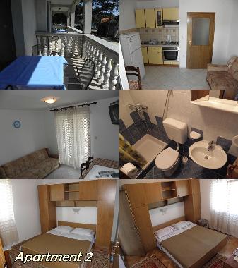 Appartement de vacances �/en/au Lopar (Licko-Senjska)ou appartement ou maison de vacances