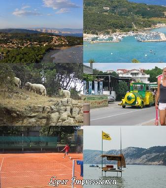 Appartement de vacances �/en/au Lopar (Licko-Senjska)ou appartement ou maison de vacances