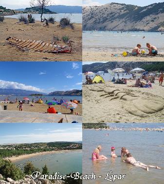 Appartement de vacances �/en/au Lopar (Licko-Senjska)ou appartement ou maison de vacances