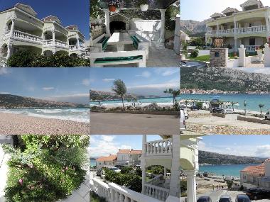 Appartement de vacances �/en/au Baska (Licko-Senjska)ou appartement ou maison de vacances