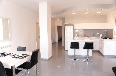 salle de vie avec cuisine americaine