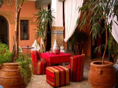 Chambre avec petit d�jeuner �/en/au marrakech (Marrakech)ou appartement ou maison de vacances