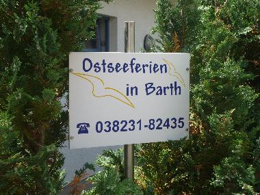 Appartement de vacances /en/au Barth (Fischland-Dar-Zingst)ou appartement ou maison de vacances