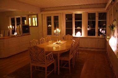 Salle  manger commune pour tous htes, 1er tage