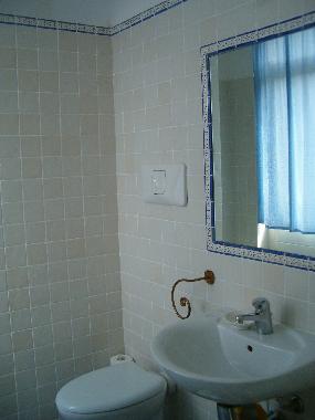 salle de bains avec douche