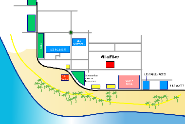 Maison de vacances �/en/au Flic en Flac (Black River)ou appartement ou maison de vacances