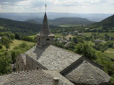 vue du bourg de Queyrires