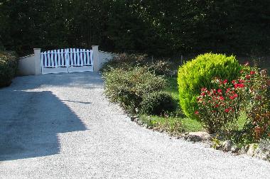 sortie arrire de la maison