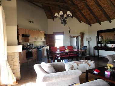 private bush villa lounge