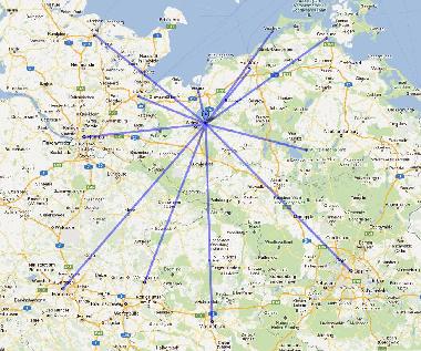 Appartement de vacances /en/au Langen Brtz (Mecklenburg-Schwerin)ou appartement ou maison de vacances