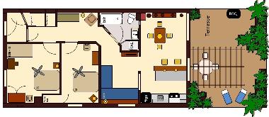 Appartement de vacances �/en/au Montreal (Quebec)ou appartement ou maison de vacances