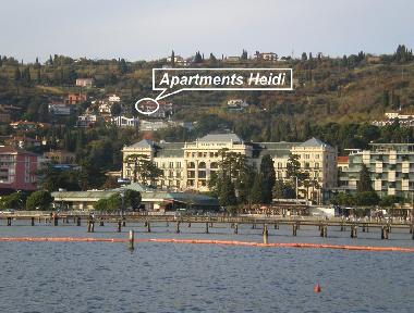 Appartement de vacances �/en/au Portoroz (Piran)ou appartement ou maison de vacances