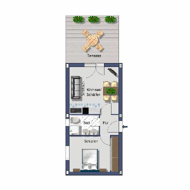 Maison de vacances /en/au Nuevo Portil (Huelva)ou appartement ou maison de vacances