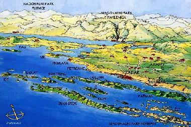 Maison de vacances /en/au Rivanj (Zadarska)ou appartement ou maison de vacances