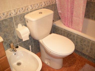 salle de bains avec baignoire