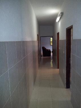 Vue du couloir interne d�servant les chambres