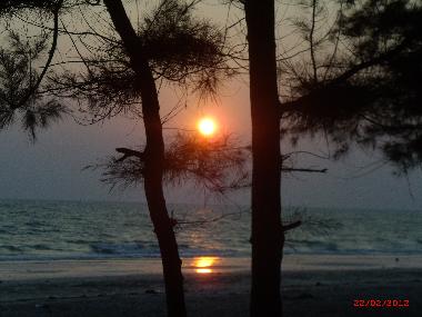 Coucher de soleil en toute srnit.