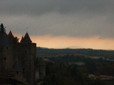 Vue du chateau de Carcassonne