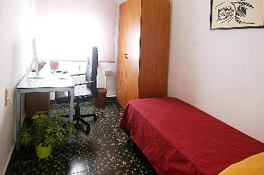 Chambre avec petit d�jeuner �/en/au Valencia (Valencia / Val�ncia)ou appartement ou maison de vacances