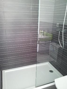 Douche spacieuse...