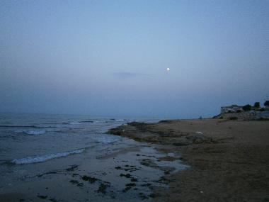 Plage de Orhuela, le soir...