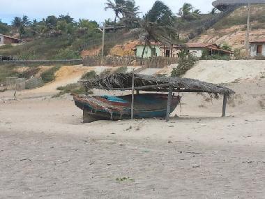 Bateau de p�che au sec