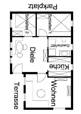 Maison de vacances /en/au Dahmen (Mecklenburgische Seenplatte)ou appartement ou maison de vacances