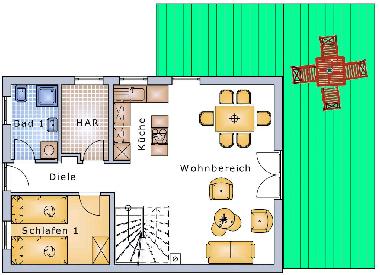 Maison de vacances /en/au Breege-Juliusruh (Ostsee-Inseln)ou appartement ou maison de vacances