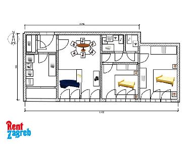 Appartement de vacances /en/au Zagreb (Grad Zagreb)ou appartement ou maison de vacances
