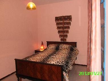 chambre a coucher lit double