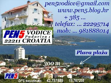 Maison de vacances /en/au Vodice (Sibensko-Kninska)ou appartement ou maison de vacances