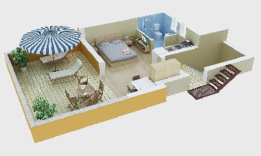 Villa �/en/au Oasis (Burgas)ou appartement ou maison de vacances