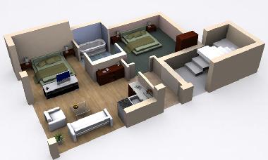 Appartement de vacances �/en/au Oasis (Burgas)ou appartement ou maison de vacances