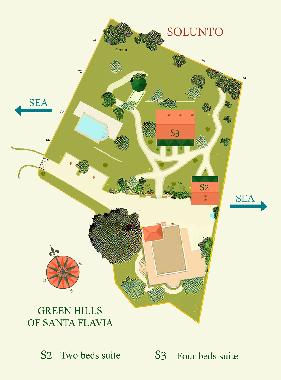 Villa /en/au Santa Flavia (Palermo)ou appartement ou maison de vacances