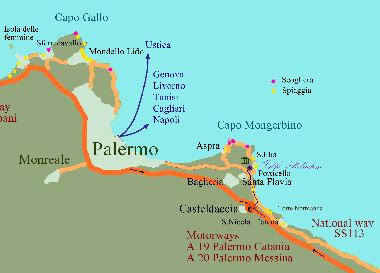 Villa /en/au Santa Flavia (Palermo)ou appartement ou maison de vacances