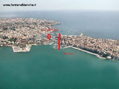 Appartement de vacances /en/au Syracuse (Siracusa)ou appartement ou maison de vacances