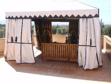 tente ka�dale sur terrasse