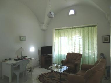 Appartement : El bibane : salon climatis� avec t�l� et internet