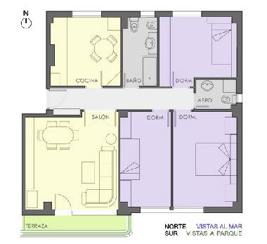 Appartement de vacances �/en/au Santander (Cantabria)ou appartement ou maison de vacances