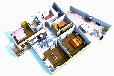 Villa /en/au Podgora (Splitsko-Dalmatinska)ou appartement ou maison de vacances