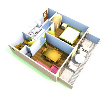 Appartement de vacances �/en/au Podgora (Splitsko-Dalmatinska)ou appartement ou maison de vacances