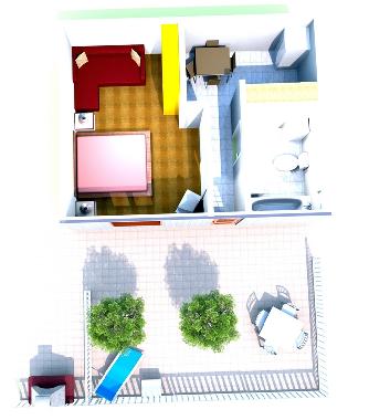 Appartement de vacances �/en/au Podgora (Splitsko-Dalmatinska)ou appartement ou maison de vacances