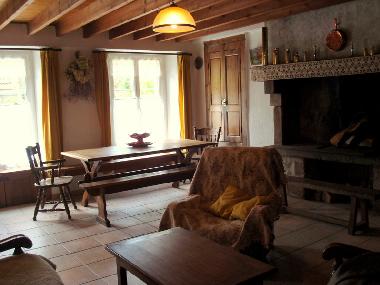 La grande piece commune