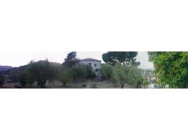 Vue de la maison depuis l