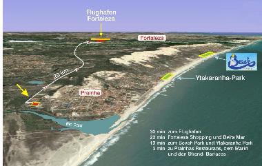 Maison de vacances �/en/au FORTALEZA AQUIRAZ PRAINHA (Ceara)ou appartement ou maison de vacances